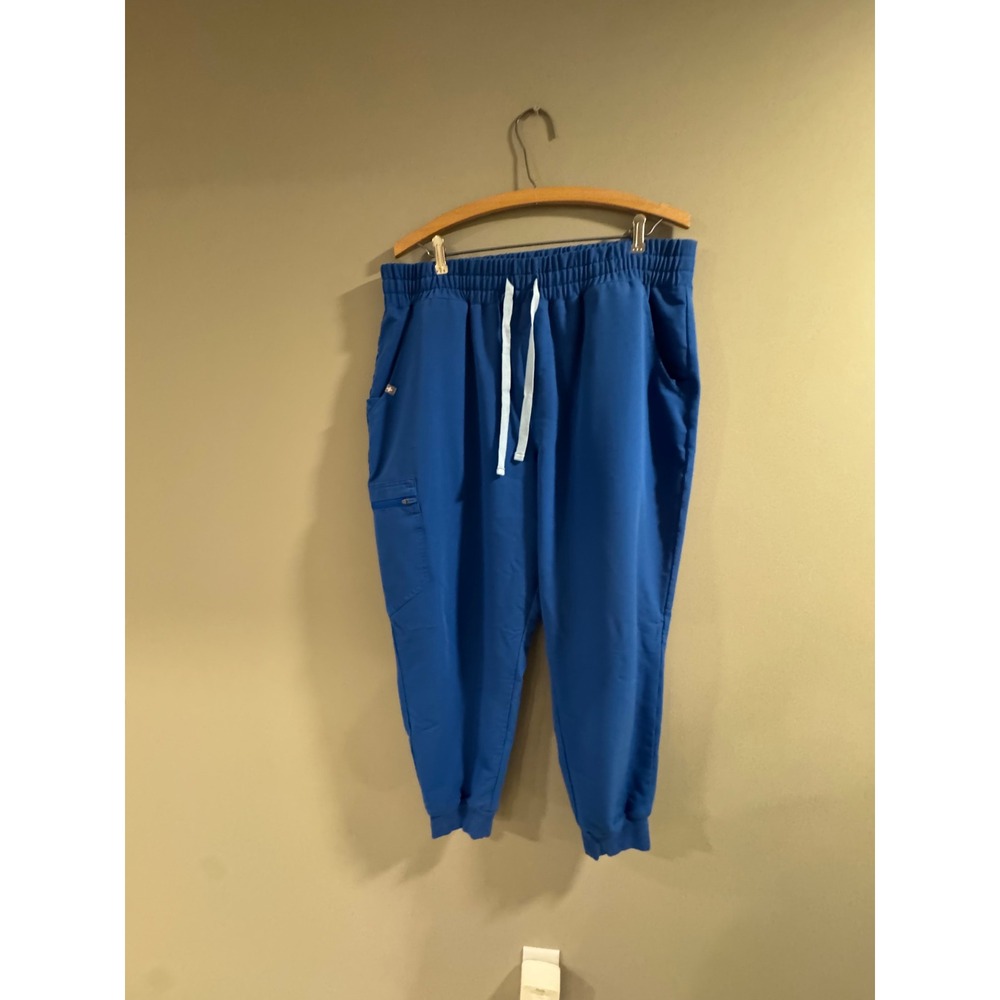 FIGS Zamora Jogger Scrub Pants XXL Petite Royal Blue Women